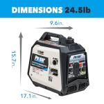 Pulsar 1600W Portable Quiet Gas Inverter Generator