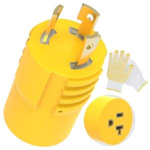 NEMA L5-30P to 15A Household Adapter for Generators