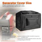 Joramoy Waterproof Double-Layer Generator Tent Cover