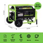 Green-Power Portable Dual Fuel Generator 5250 Watt
