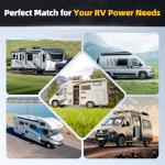 NEMA L5-30P to 15A Household Adapter for Generators