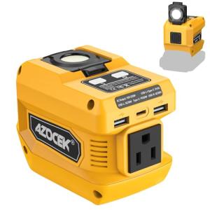 Azocek 220W Dewalt Battery Power Inverter Station