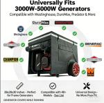 Heavy Duty Generator Cover for Running Protection