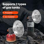 INTCOLL Compact Dual Fuel Camping Heater Option