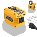 Azocek 220W Dewalt Battery Power Inverter Station