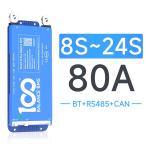 DALY BMS 80A 8S - 24S Built in Bluetooth 1A Active Cell Balancing RS485 CAN for 24V - 72V LiFePO4/Li - ion/LTO Battery Packs Perfect for Golf Cart, Home Energy System, E - Bike
