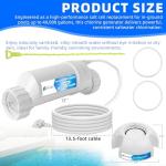 TonGass Up to 40000 Gallons Pool Salt Chlorinator Generator with Pool Salt Cell Stand Compatible with Hayward W3T-CELL-15/BLT15H Saltwater Generator for In-Ground Swimming Pools Up to 40K Gallons