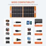 100W Portable Solar Panel Charger for Camping