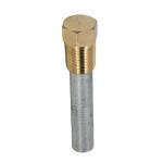 1/4" Zinc Anode 260085 267928 Compatible with Kohler Marine Generator 4EF 5E 6EF 7.3E for Sierra 23-6400 Westerbeke 11885 1/4'' NPT Brass Plug Connection Sacrificial Anode Protection