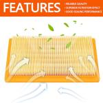 KOONDHEEND 6485 Maintenance Kit for Generac 16-26kW Air Cooled Standby Generators - Compatible with 22kW 24kW Guardian Series, Includes 070185E Oil Filter, 0J8478S Air Filter, RC12YC Spark Plugs