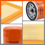 KOONDHEEND 6485 Maintenance Kit for Generac 16-26kW Air Cooled Standby Generators - Compatible with 22kW 24kW Guardian Series, Includes 070185E Oil Filter, 0J8478S Air Filter, RC12YC Spark Plugs