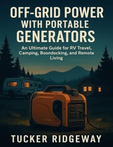 OFF-GRID POWER WITH PORTABLE GENERATORS: An Ultimate Guide for RV Travel, Camping, Boondocking, and Remote Living
