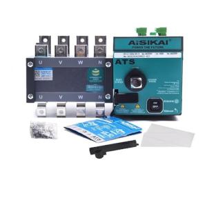 4P 160A ATS Dual Power Automatic Transfer Switch Diesel Generator Parts Control Board Circuit Breaker Single Three Phase