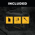 Firman W01784 Portable Generator, Gas, Recoil-Start With Parallel Kit, 2100/1700-Watt - Quantity 1