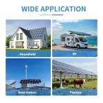 Ampinvt 5000W Off Grid Solar Inverter 48Vdc to 120V, Pure Sine Wave Inverter inbuilt 100A MPPT Solar Charge Controller Max PV Input 5500W, Support up to 6 in Parallel, Lead Acid Lithium Battery