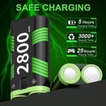 Xbox One Battery Packs - 4 x 2800mAh, Fast Charge
