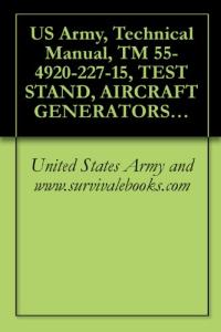 Army Aircraft Generator Test Stand Manual