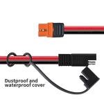 ZkeeShop XT60i to SAE Solar Charging Cable 1.5M