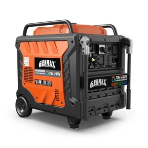 GENMAX 12500W Tri-Fuel Inverter Generator with Bluetooth