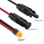 ZkeeShop XT60 Solar Connector Cable 50FT