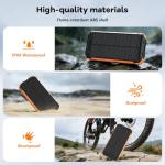 ERRBBIC 20,000mAh Solar Power Bank with Dual Flashlights