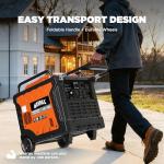 GENMAX 12500W Tri-Fuel Inverter Generator with Bluetooth