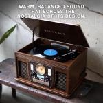 Victrola 8-in-1 Bluetooth Record Player with Speakers