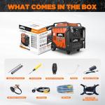 GENMAX 12500W Tri-Fuel Inverter Generator with Bluetooth