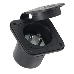 Brlyeeanze 15 Amp Waterproof RV Power Inlet Plug