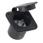 Brlyeeanze 15 Amp Waterproof RV Power Inlet Plug