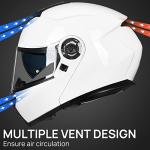 ILM Modular Full Face Motorcycle Helmet - X-Large