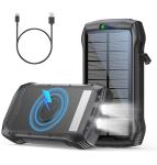 MOSKIZ 40000mAh Solar Power Bank with Fast Charging
