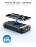 MOSKIZ 40000mAh Solar Power Bank with Fast Charging