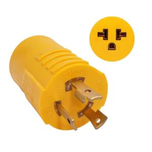 NEMA L5-30P to 5-15R/5-20R Adapter Plug