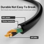 Vockjour 30 Amp Heavy Duty Generator Extension Cord 50FT