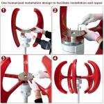 1000W 12V/24V Vertical Wind Turbine Generator Kit