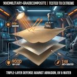 Heavy Duty Waterproof Generator Cover with Windows