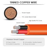 Hoeine 10FT MC4 to 8mm Solar Adapter Cable