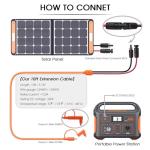 Hoeine 10FT MC4 to 8mm Solar Adapter Cable