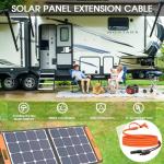 Hoeine 10FT MC4 to 8mm Solar Adapter Cable