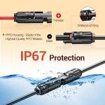 Heavy Duty 20FT Solar Extension Cable with Connectors