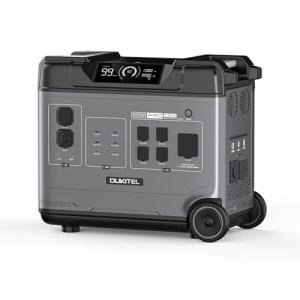 OUKITEL (2025 New) Portable Power Station P5000 Pro With 500W Solar Panel, 5x3600W AC Output (6000W Surge),5120Wh Large Capacity Solar Generator,1000W MPPT Solar for Emergency, Home Backup, Camping