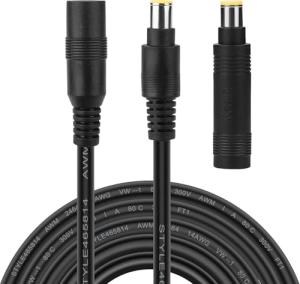 iGreely 30Ft 8mm Extension Cable for Solar Generators