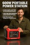 600W Portable Power Station with 7 Device Support