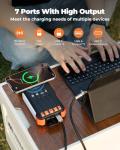 BLAVOR 20000mAh Solar Power Bank with Crank