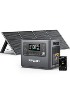 AFERIY P210 Solar Generator with 200W Panel
