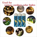 KINSUN 8-Pack Rechargeable AA Ni-Cd Batteries 900mAh