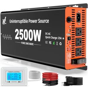 2500 Watt Sump Pump Battery Backup System with Remote