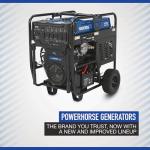 Powerhorse Dual Fuel Portable Generator, 27,000 Watts