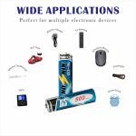 KINSUN 8-Pack Rechargeable AA Ni-Cd Batteries 900mAh